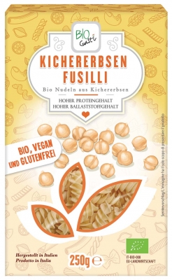 FUSILLI AUS KICHERERBSEN