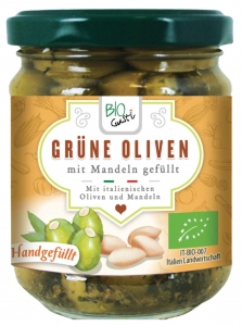 OLIVEN GEFÜLLT MIT MANDELN